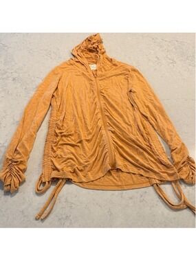 Evy's Tree Orange Natalie Hooded Zip Up Jacket XL